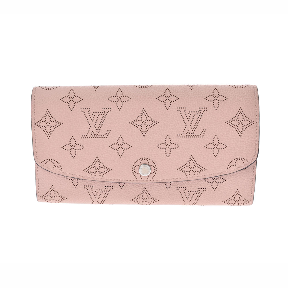 Louis Vuitton Mahina Portefeuille Wallet Iris Magnolia Pink Long